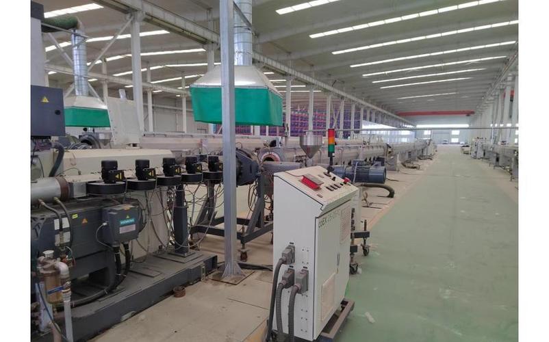 工厂因更新设备低价转让进口pe管材生产线 塑料机械